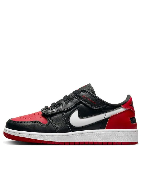 Кроссовки 1 с низким подъемом Air Jordan — изображение 1 из 4, черный/красный-белый
