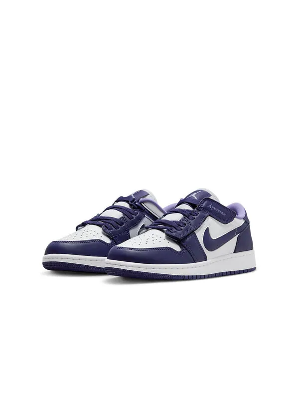 Кроссовки 1 низкие Air Jordan — изображение 3 из 4, фиолетовый белый