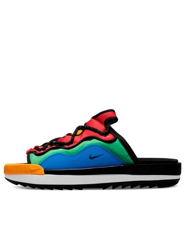 Тапочки uno x offline 2.0 premium slip-on 'multi-color' Nike — изображение 1 из 4, красный/зеленый/синий