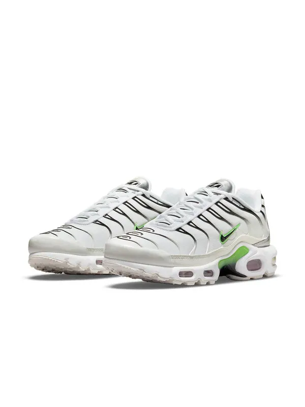Кроссовки air max plus Nike — изображение 3 из 4, белый/черный/зеленый