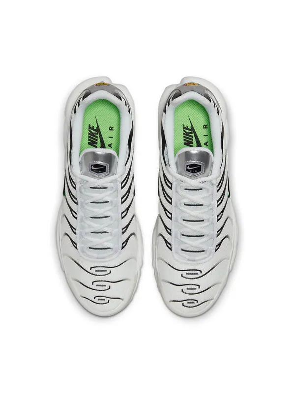 Кроссовки air max plus Nike — изображение 4 из 4, белый/черный/зеленый