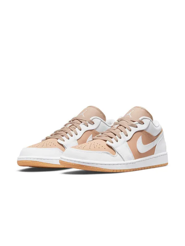 Кроссовки 1 низкие Air Jordan — изображение 3 из 4, коричневый/белый