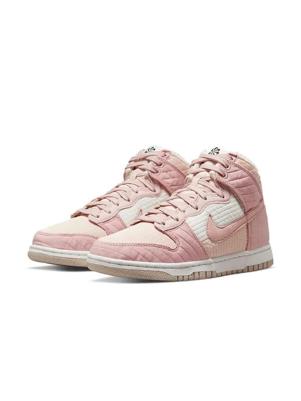 Кроссовки данки высокие lx next nature Nike — изображение 3 из 4, розовый//белый