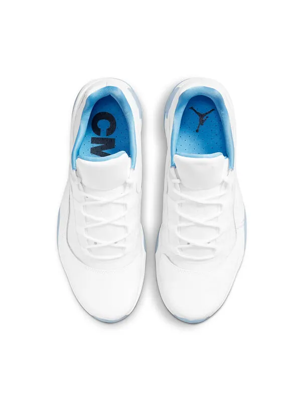 Кроссовки 11 см фут низкие Air Jordan — изображение 4 из 4, белый/синий