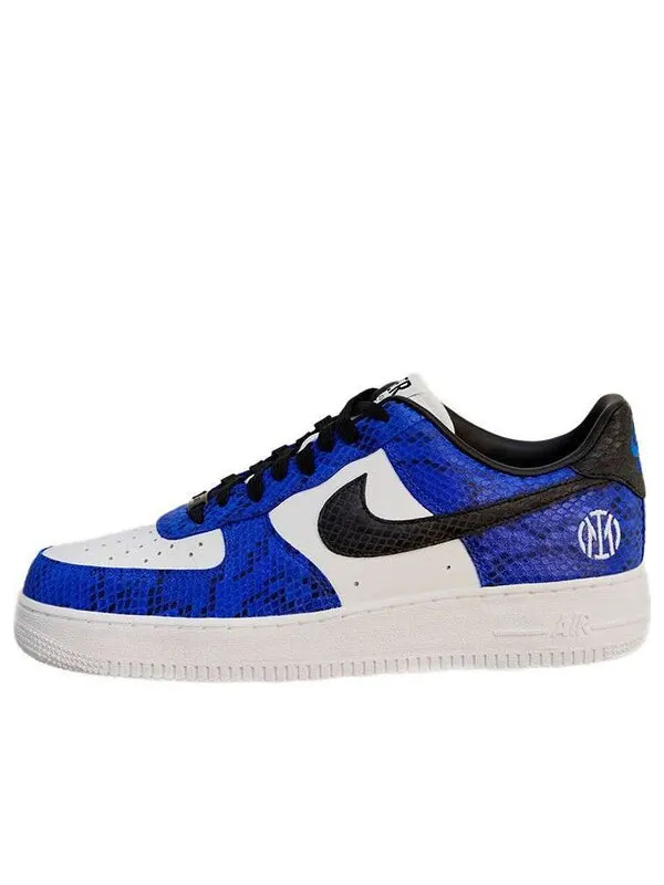 Кроссовки air force 1 змеиная кожа Nike — изображение 1 из 3, белый/синий