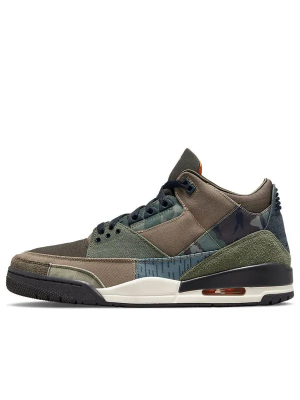 Кроссовки 3 retro 'patchwork' Air Jordan — изображение 1 из 4, темный/мульти