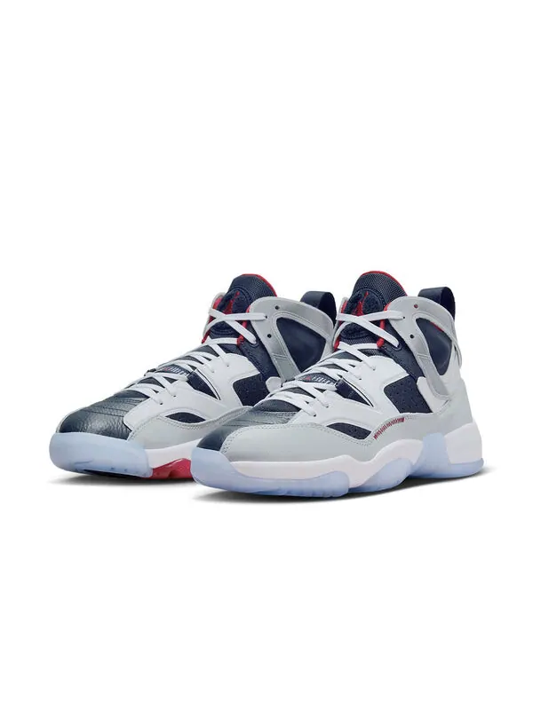 Кроссовки jumpman two trey Air Jordan — изображение 3 из 4, серый/синий
