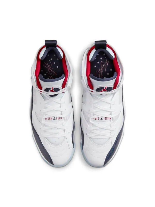 Кроссовки jumpman two trey Air Jordan — изображение 4 из 4, белый/синий