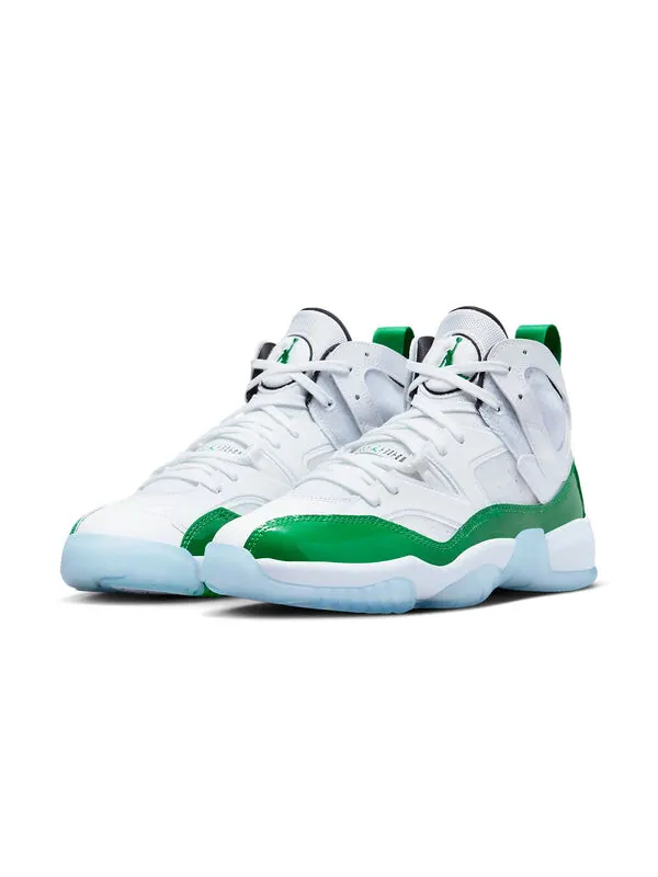 Кроссовки jumpman two trey Air Jordan — изображение 3 из 4, белый/черный/зеленый