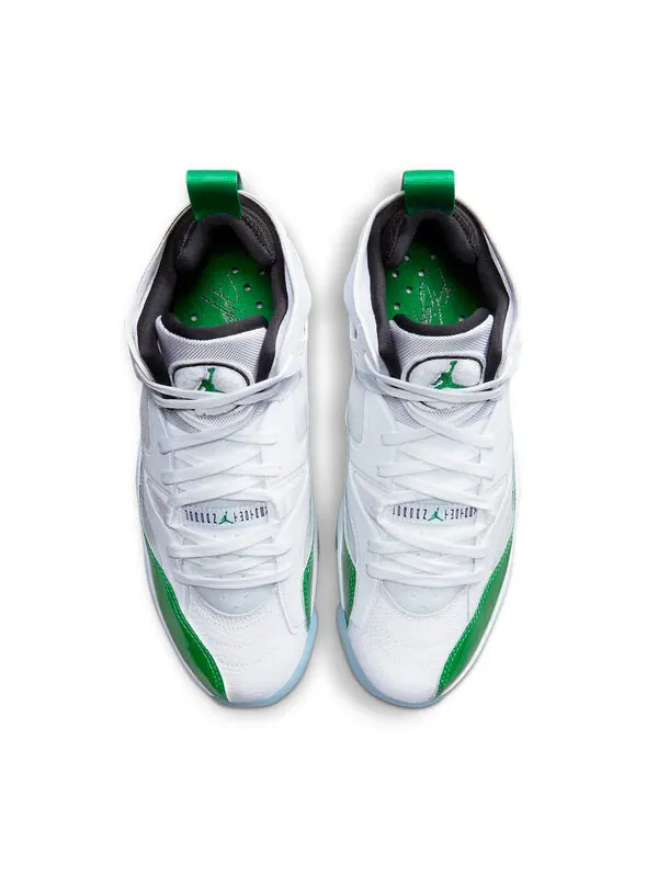 Кроссовки jumpman two trey Air Jordan — изображение 4 из 4, белый/черный/зеленый