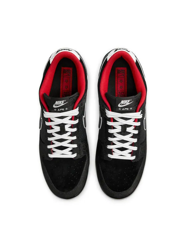 Кроссовки x lpl dunk low Nike — изображение 4 из 4, черный/белый/красный
