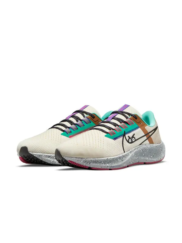 Кроссовки air zoom pegasus 38 Nike — изображение 3 из 4, белый/светлый//черный