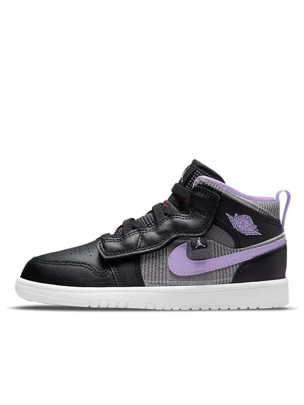 Кроссовки 1 средний alt se Air Jordan — изображение 1 из 4, черный/фиолетовый