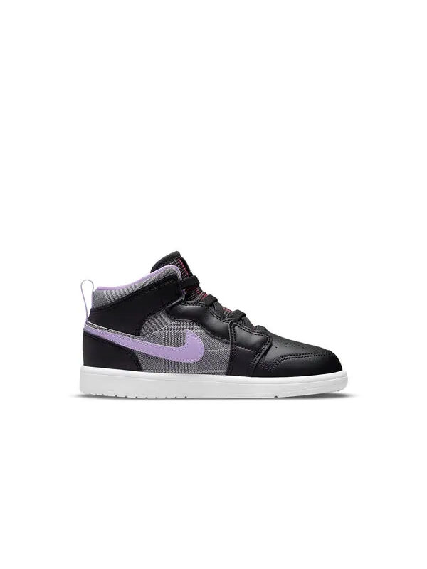 Кроссовки 1 средний alt se Air Jordan — изображение 2 из 4, черный/фиолетовый