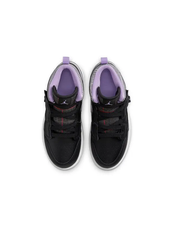 Кроссовки 1 средний alt se Air Jordan — изображение 4 из 4, черный/фиолетовый