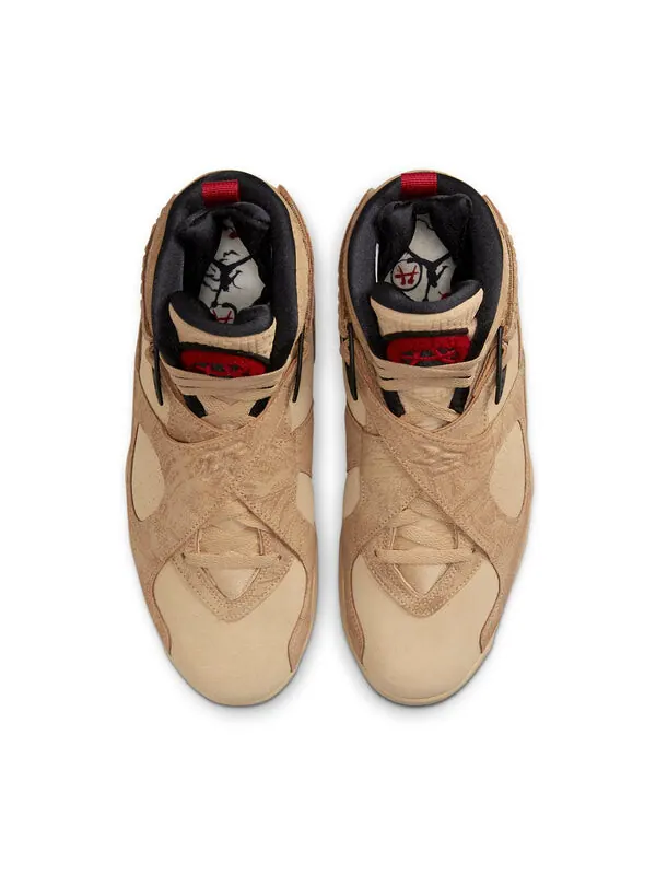 Кроссовки 8 retro se x rui hachimura 'black samurai' Air Jordan — изображение 4 из 4, красный/черный