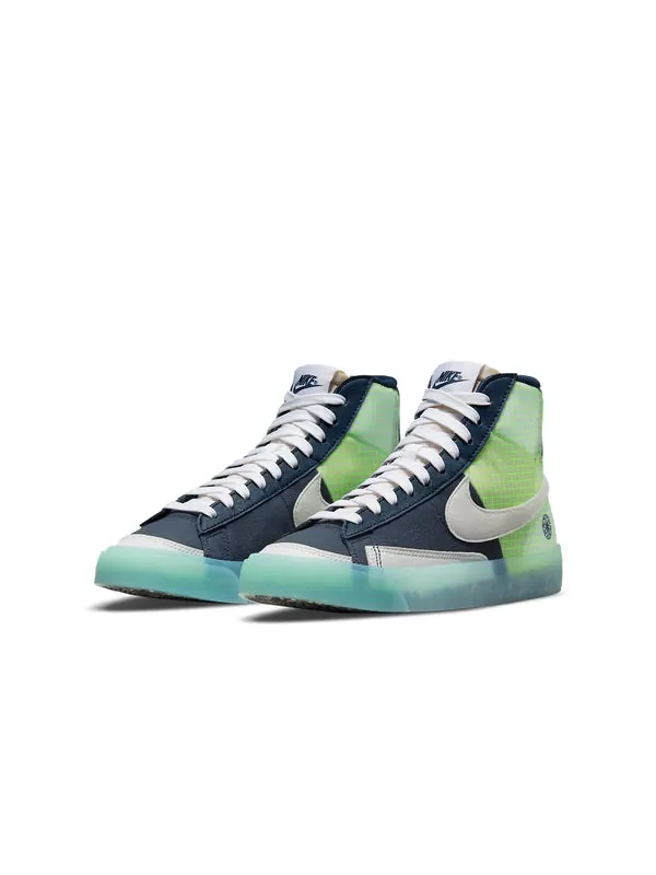 Кроссовки blazer mid '77 'move to zero - armory navy' Nike — изображение 3 из 4, синий/зеленый/белый