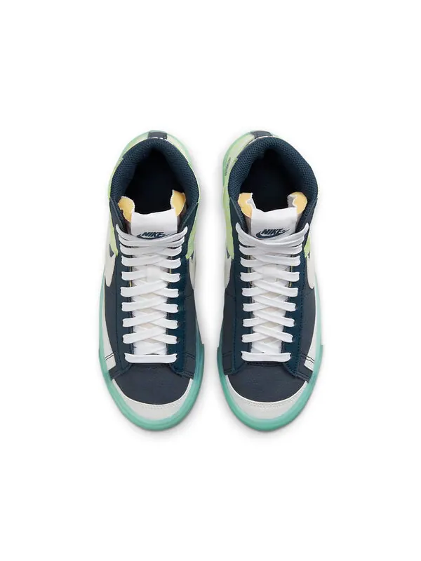 Кроссовки blazer mid '77 'move to zero - armory navy' Nike — изображение 4 из 4, синий/зеленый/белый