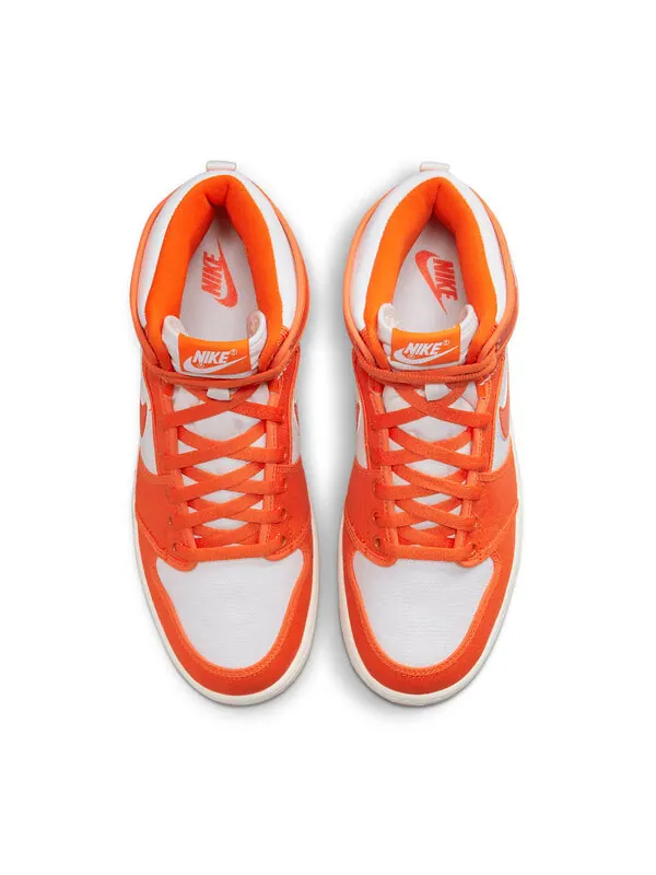 Кроссовки высотой 1 кОм Air Jordan — изображение 4 из 4, оранжевый/белый