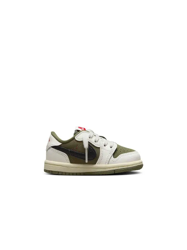 Кроссовки 1 ретро низкие og sp x travis scott Air Jordan — изображение 2 из 4, оливковый/черный