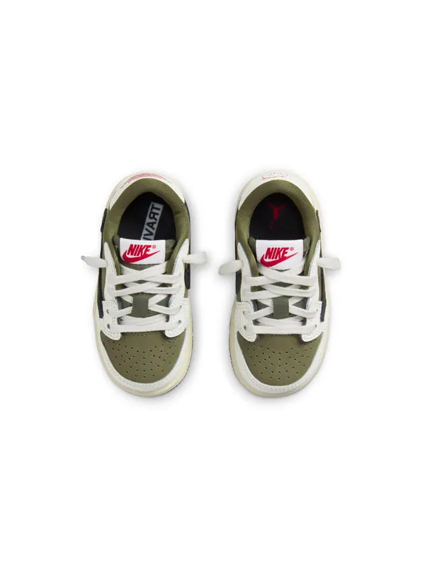 Кроссовки 1 ретро низкие og sp x travis scott Air Jordan — изображение 4 из 4, оливковый/черный