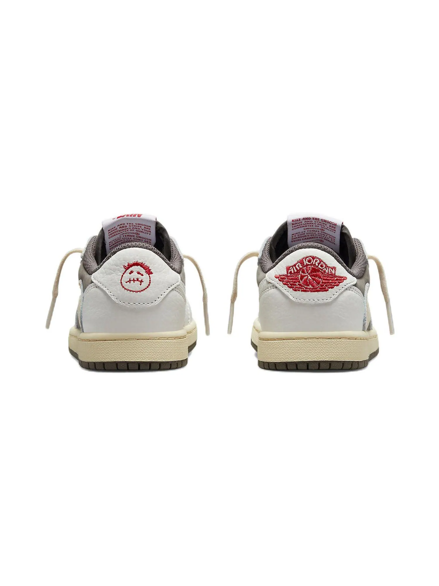 Кроссовки Air Jordan Travis Scott X Air Jordan 1 Low Og Ps 'Reverse Mocha' — изображение 3 из 6, коричневый
