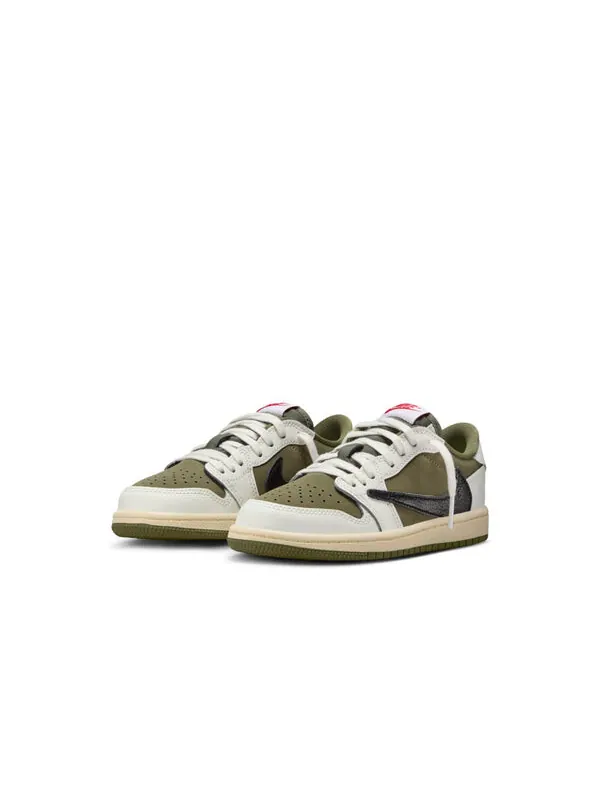 Кроссовки 1 ретро низкие og sp x travis scott Air Jordan — изображение 3 из 4, оливковый/черный