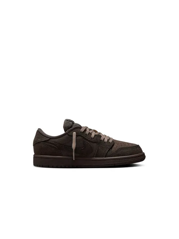 Кроссовки 1 retro low og sp x travis scott 'velvet brown' Air Jordan — изображение 2 из 4, темный/черный/коричневый