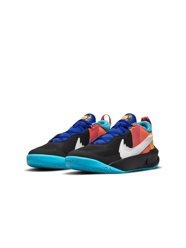 Кроссовки space jam x team hustle d10 se Nike — изображение 3 из 4, черный/синий/оранжевый