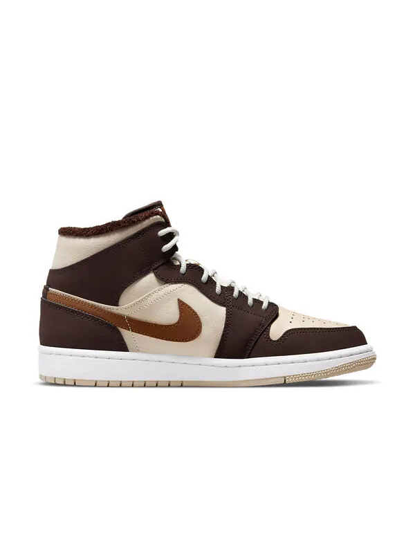Кроссовки 1 средний размер Air Jordan — изображение 2 из 4, кремовый/коричневый