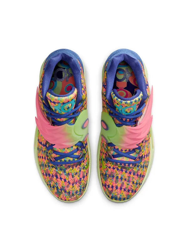 Кроссовки кд 14 эп Nike — изображение 4 из 4, зеленый/синий/розовый