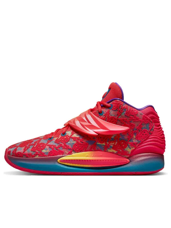Кроссовки кд 14 эп Nike — изображение 1 из 4, красный/желтый