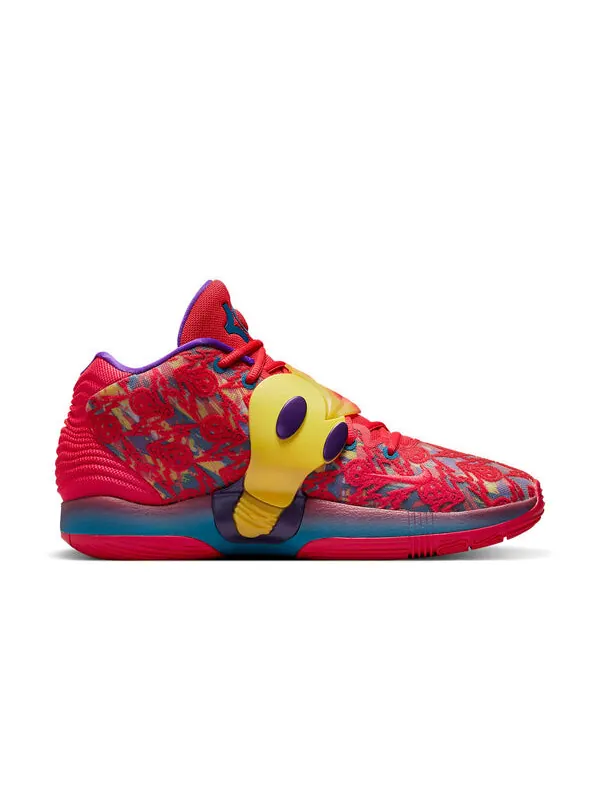 Кроссовки кд 14 эп Nike — изображение 2 из 4, красный/желтый
