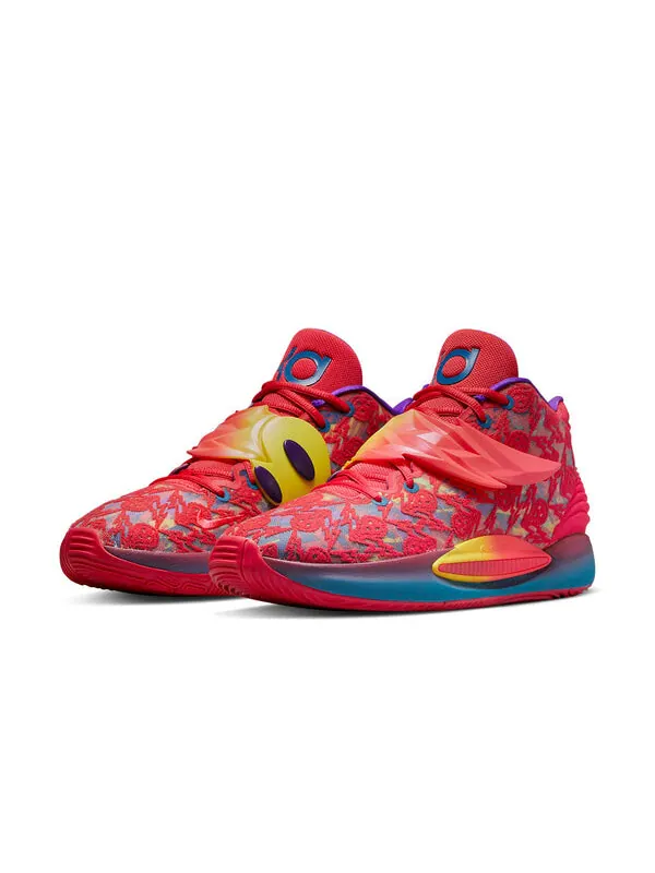 Кроссовки кд 14 эп Nike — изображение 3 из 4, красный/желтый