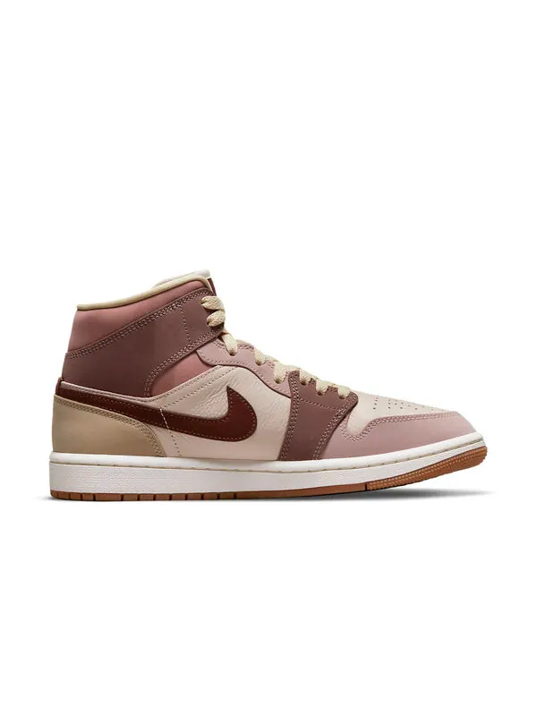 Кроссовки 1 средний размер Air Jordan — изображение 2 из 4, оранжевый/темный