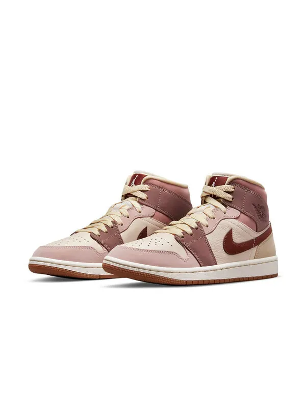 Кроссовки 1 средний размер Air Jordan — изображение 3 из 4, оранжевый/темный