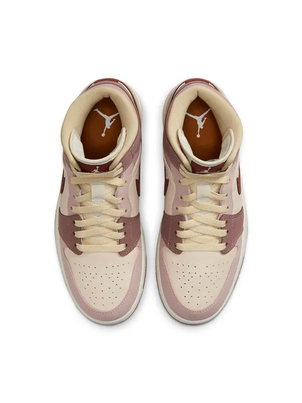 Кроссовки 1 средний размер Air Jordan — изображение 4 из 4, оранжевый/темный