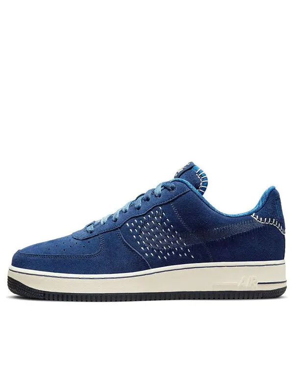 Кроссовки air force 1 '07 prm the one line low-top sneakers blue 'blue white black' Nike — изображение 1 из 4