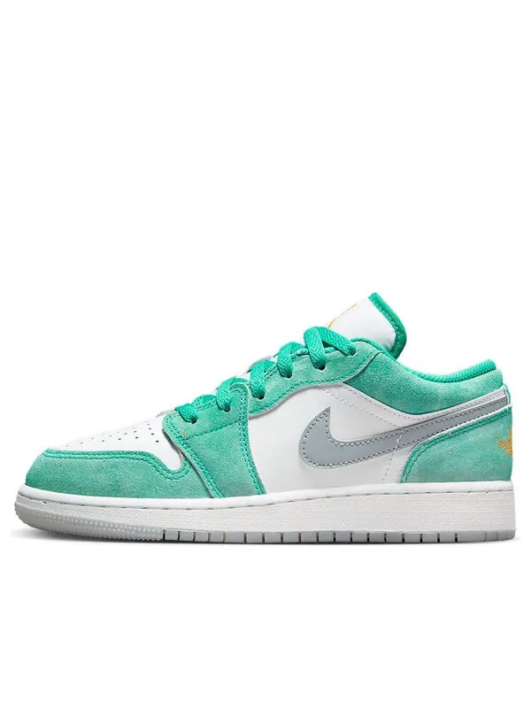 Кроссовки 1 low se 'new emerald' Air Jordan — изображение 1 из 4, белый/светлый серый
