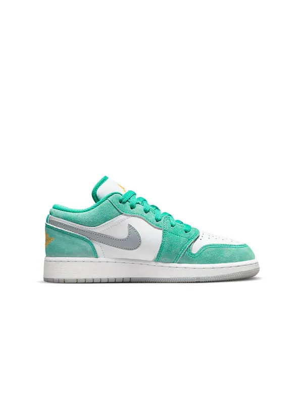 Кроссовки 1 low se 'new emerald' Air Jordan — изображение 2 из 4, белый/светлый серый