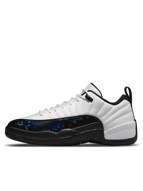 Кроссовки 12 ретро низкие Air Jordan — изображение 1 из 4, белый/черный