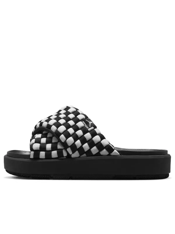 Тапочки sophia slide 'dark ash black' Air Jordan — изображение 1 из 3, белый