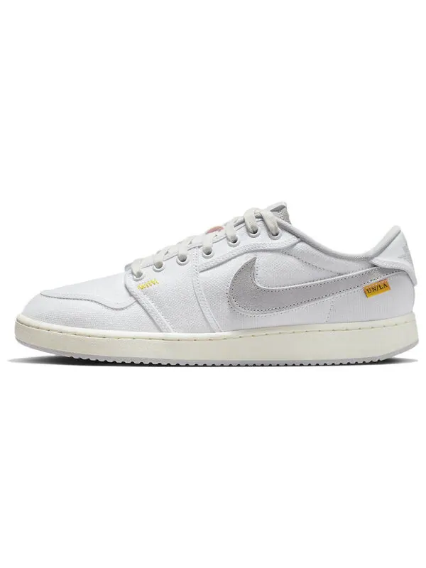 Кроссовки 1 ko low x union la Air Jordan — изображение 2 из 4, белый/-золотистый-серый