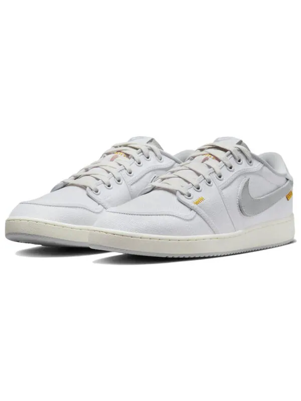 Кроссовки 1 ko low x union la Air Jordan — изображение 4 из 4, белый/-золотистый-серый