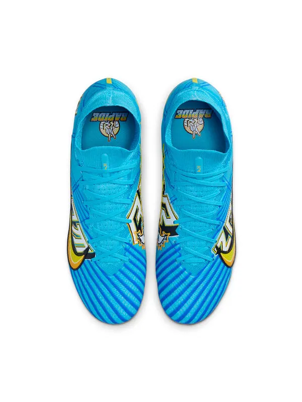 Кроссовки kylian mbapp x mercurial superfly 9 elite fg 'motivation pack' Nike — изображение 2 из 4, синий/белый