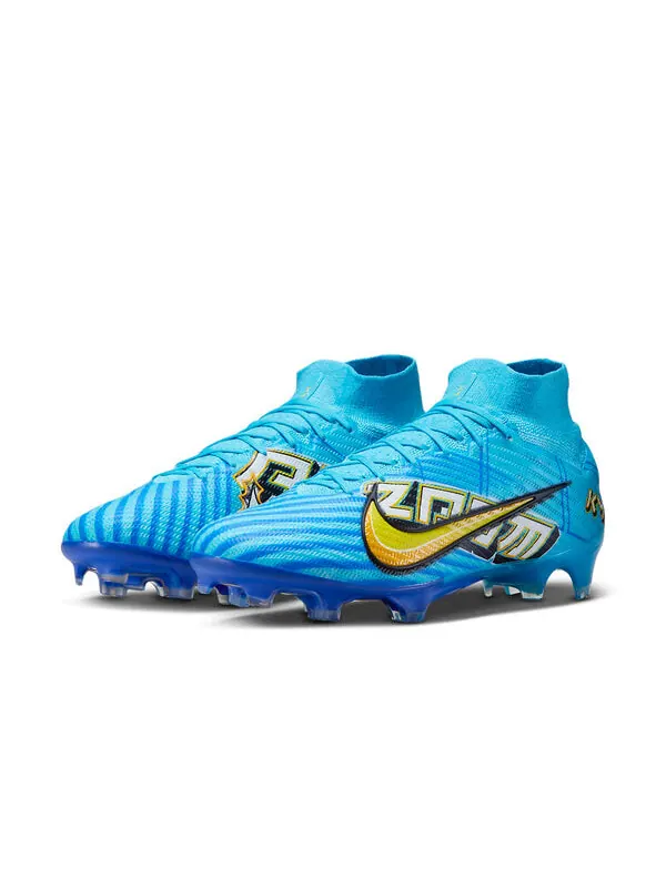 Кроссовки kylian mbapp x mercurial superfly 9 elite fg 'motivation pack' Nike — изображение 4 из 4, синий/белый