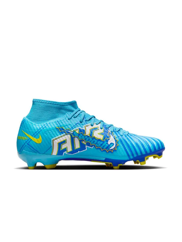 Кроссовки mercurial superfly 9 academy km mg 'baltic blue' Nike — изображение 2 из 4, синий/белый