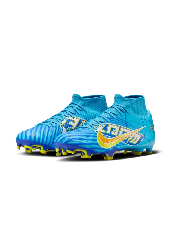 Кроссовки mercurial superfly 9 academy km mg 'baltic blue' Nike — изображение 3 из 4, синий/белый