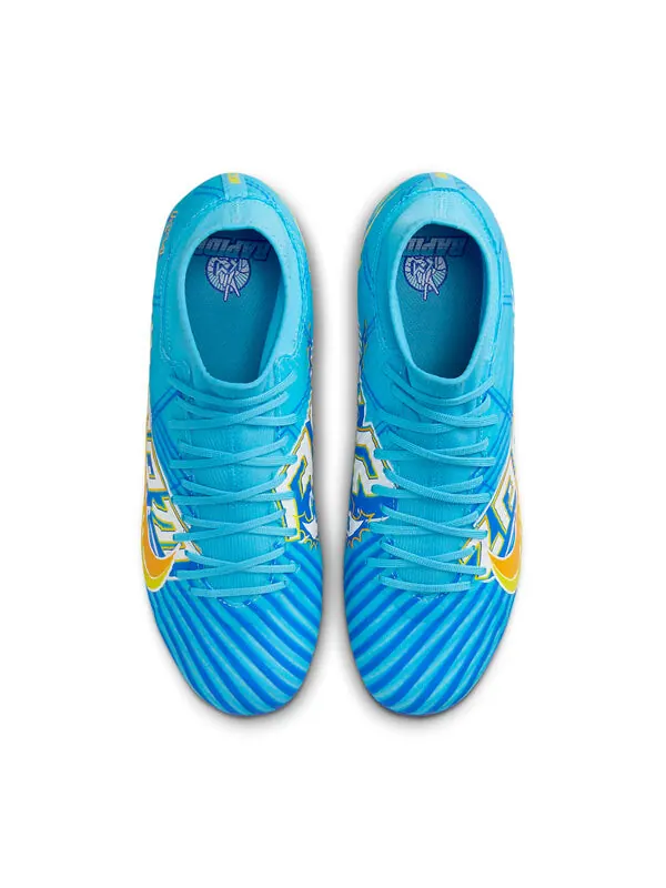 Кроссовки mercurial superfly 9 academy km mg 'baltic blue' Nike — изображение 4 из 4, синий/белый