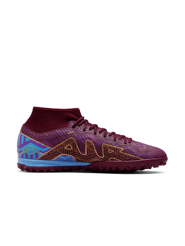 Кроссовки mercurial superfly 9 academy km tf Nike — изображение 2 из 4, красный/фиолетовый